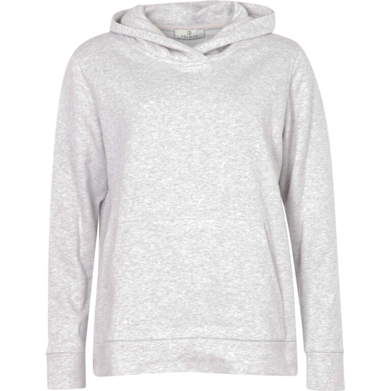 Grå hoodie med luva